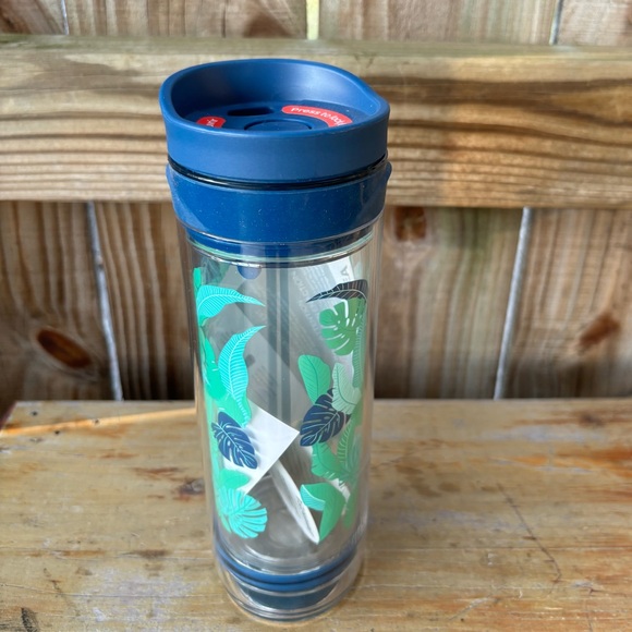 New David’s Tea Leafy Navy Iced Tea Press For Iced Tea On the Go 16oz - Picture 3 of 12